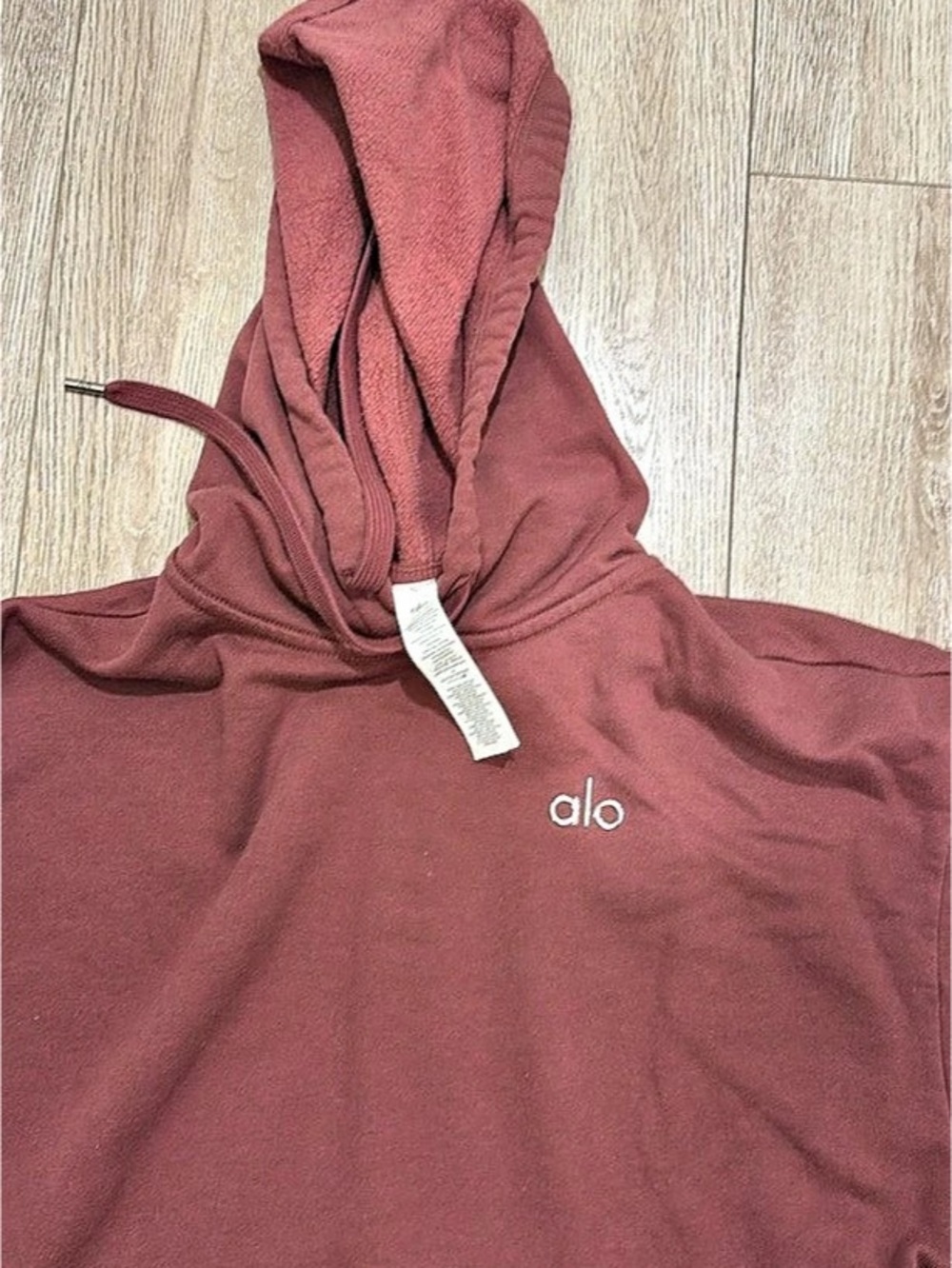 Alo Kids Burgundy Hoodie & Jogger Set - Picture 3 of 4